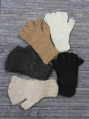 DOVAVA Guanti Invernali Senza Dita per Uomo & Donna, Touchscreen Termici in Maglia Elastica Con Calda Fodera in Pile, per Sport Ciclismo Running (Nero
