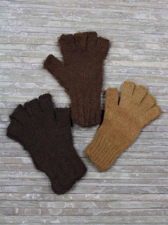 Lotto Di 12 Guanti Unisex In Lana Di Alpaca Senza Dita, Leggeri, Caldi, Morbidi, Delicati, Accoglienti, Traspiranti, Guanti Caldi Guanti Etnici Design Lama - Italia - Foto 6