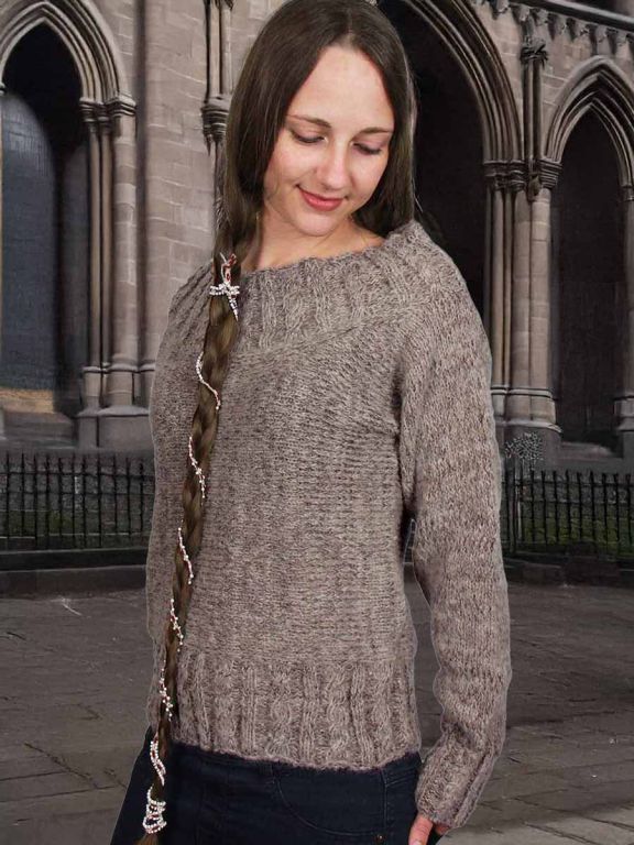 Maglioni con trecce donna Mercedes