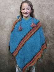 Poncho en lana Andy.