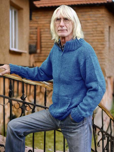 Cardigan alpaca a collo alto Bruce