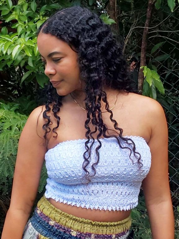 Top a fascia elegante Estela.