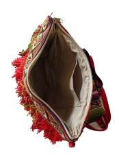 Sac bandoulière à franges Nayra.