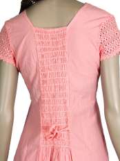 Vestito estivo lungo Janet rosa.