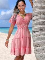 Vestito a balze corto Dool.