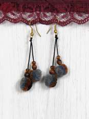 Boucles d’oreilles bohème vintage Nada.