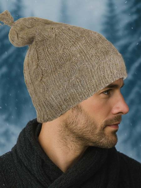 S.Oliver Berretto Invernale Uomo In Lana – Lavorato A Maglia Fine – Tinta Unita