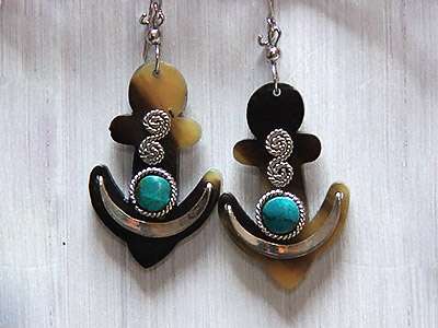 Orecchini Ovali In Rame Con Patina, Stile Tribale Etnico, Lunghi 3,3 Cm, Regalo In Sacchetto Di Organza